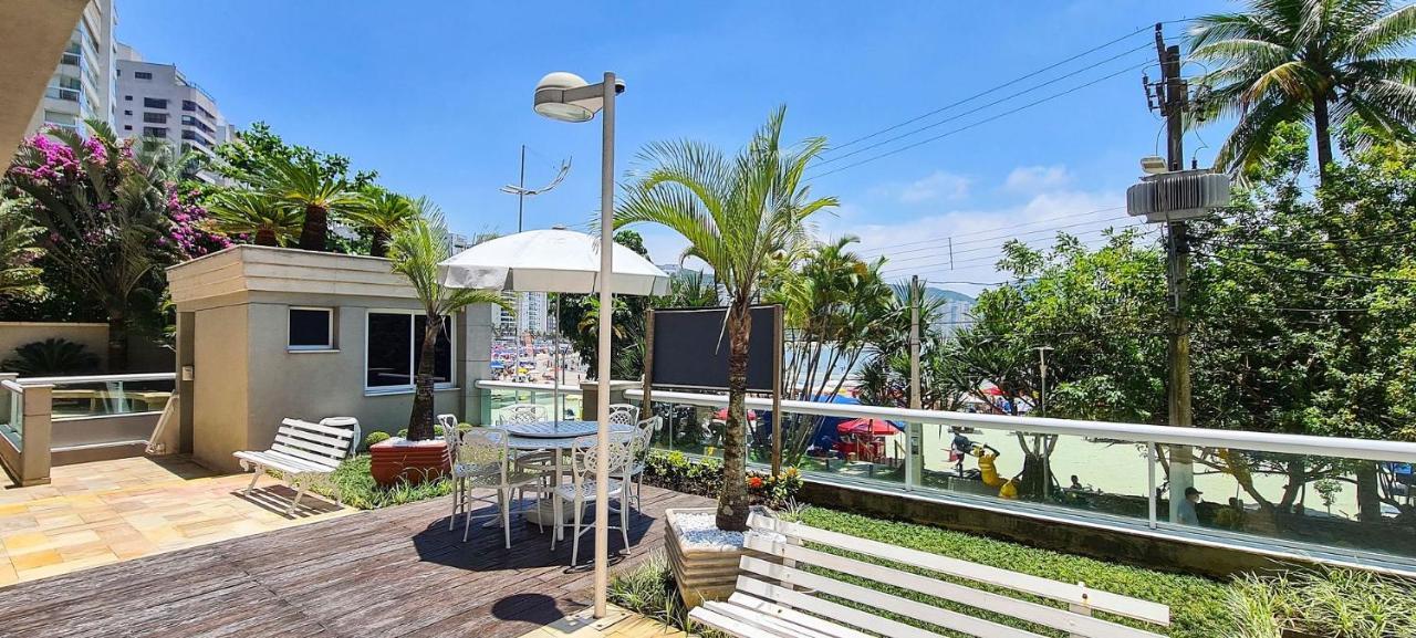 Apto Com Garagem E Lavanderia Em Frente A Praia Гуаружа Экстерьер фото